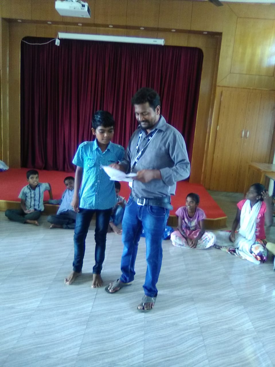 Children Parliament Training at Michealpuram, Villupuram. 54 children participated in the training programme