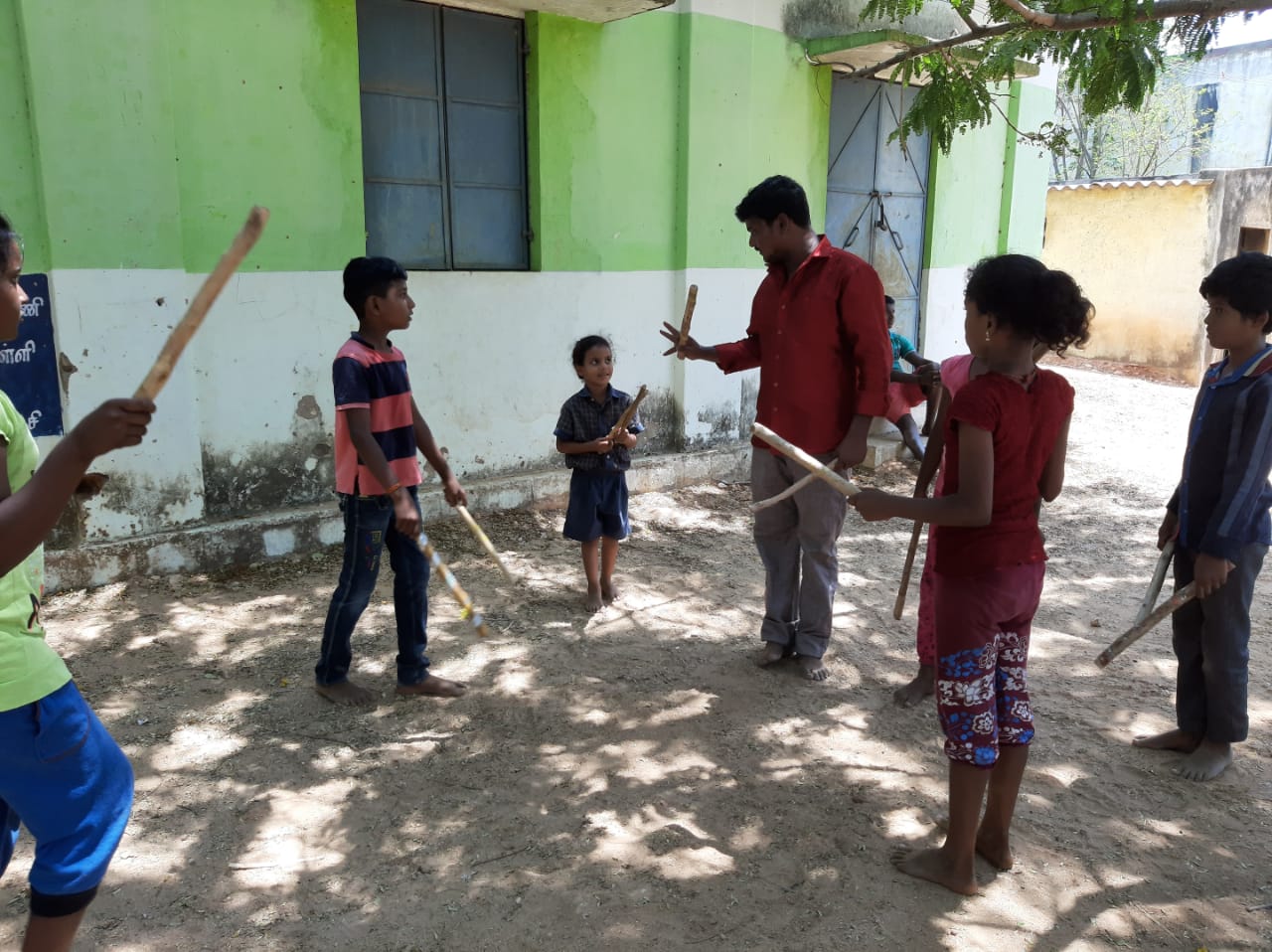 Folk Cluer Training for SESC Children at Katpadi, Vellore