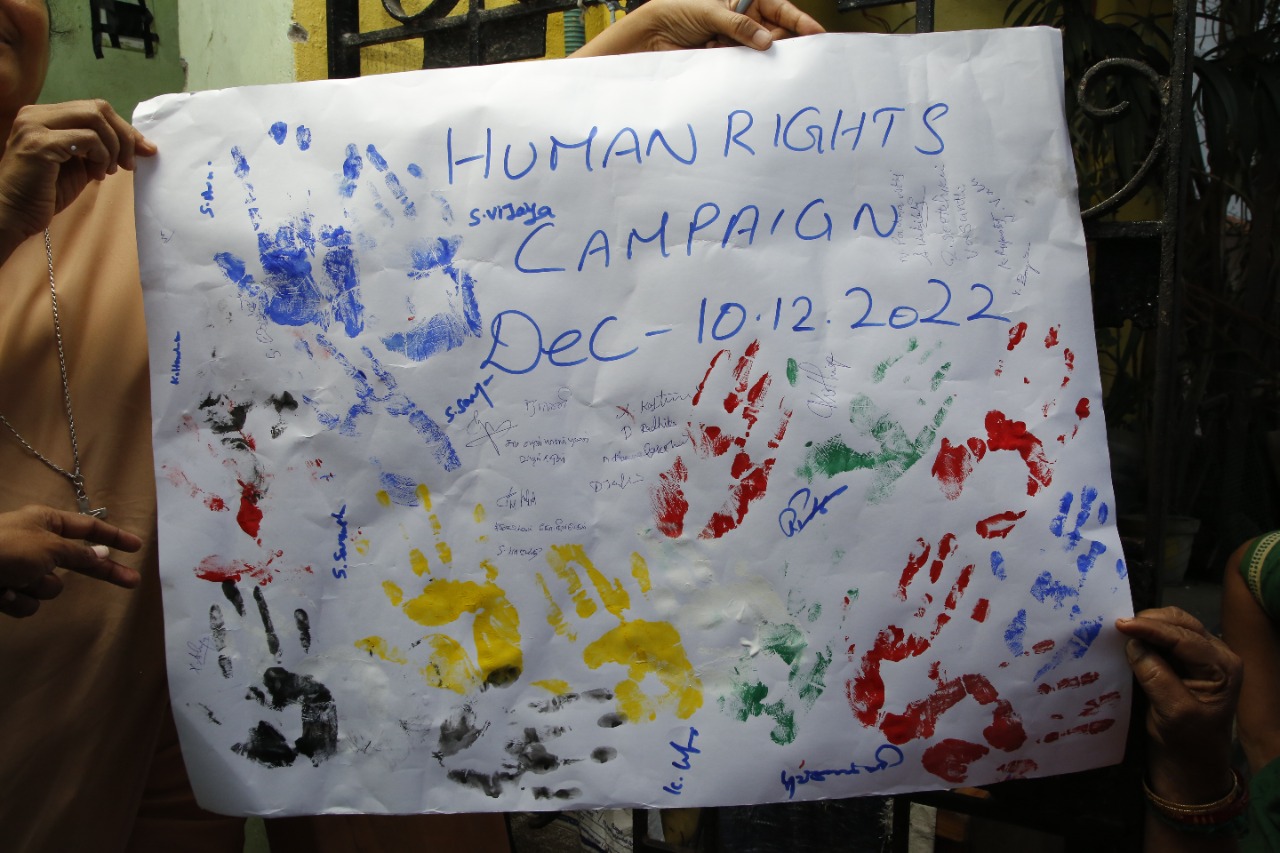 Human Rights day in saidapet for SHG  -10-12-2022 ,Resource Person: Mr.Thenpandian