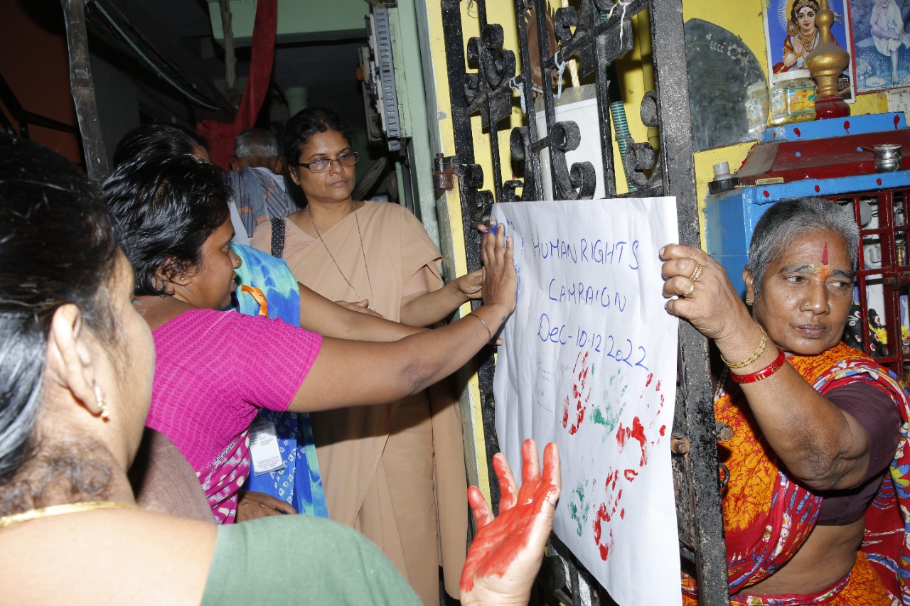 Human Rights day in saidapet for SHG  -10-12-2022 ,Resource Person: Mr.Thenpandian