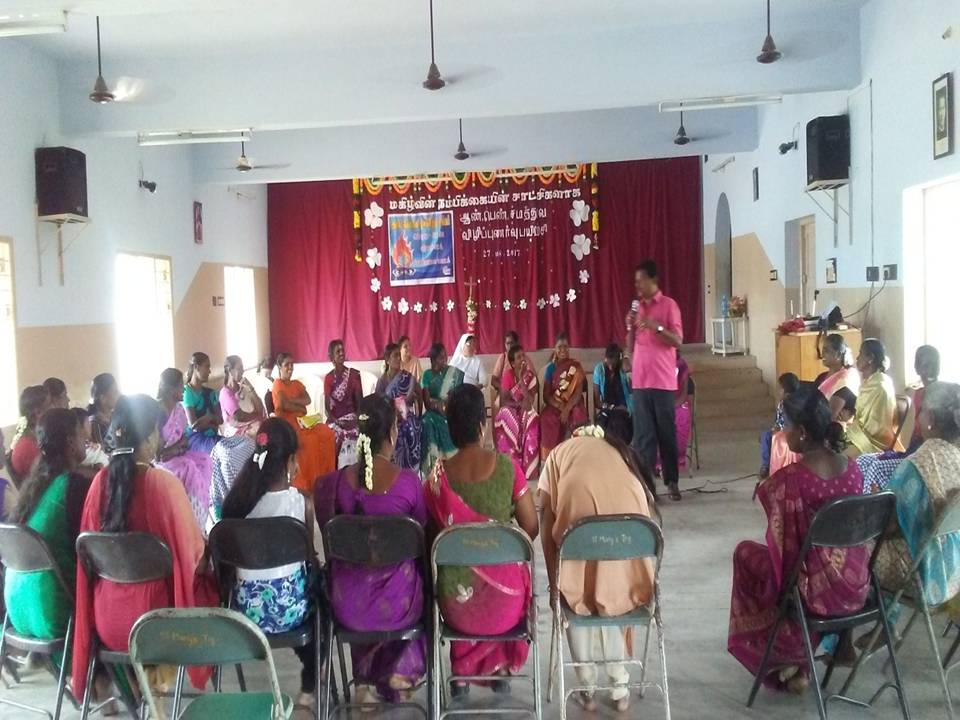 Gender Equality Training was conducted at Anmarudai, Thiruvanamalai