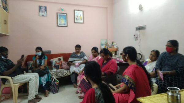 Loyola Internship students had a interaction with Self Help Group Members