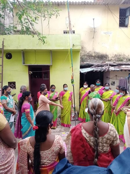Indenpendance Day Celebrated by SHG members at Kodambakkam, Chennai