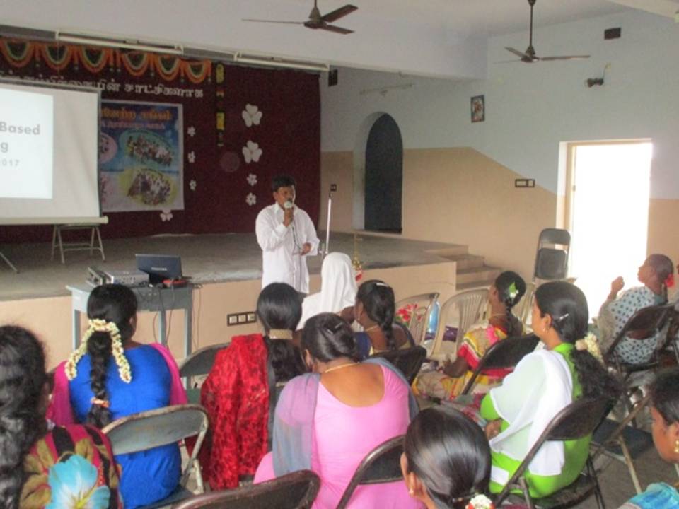 Preliminary Discussion and Training for Vocational Based Training at Anmarudai, Thiruvanamalai