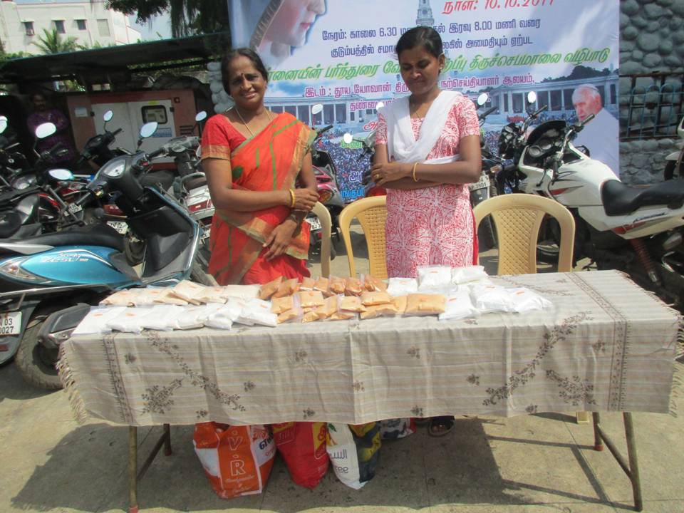 Market Scan was done at different parishes in Chennai