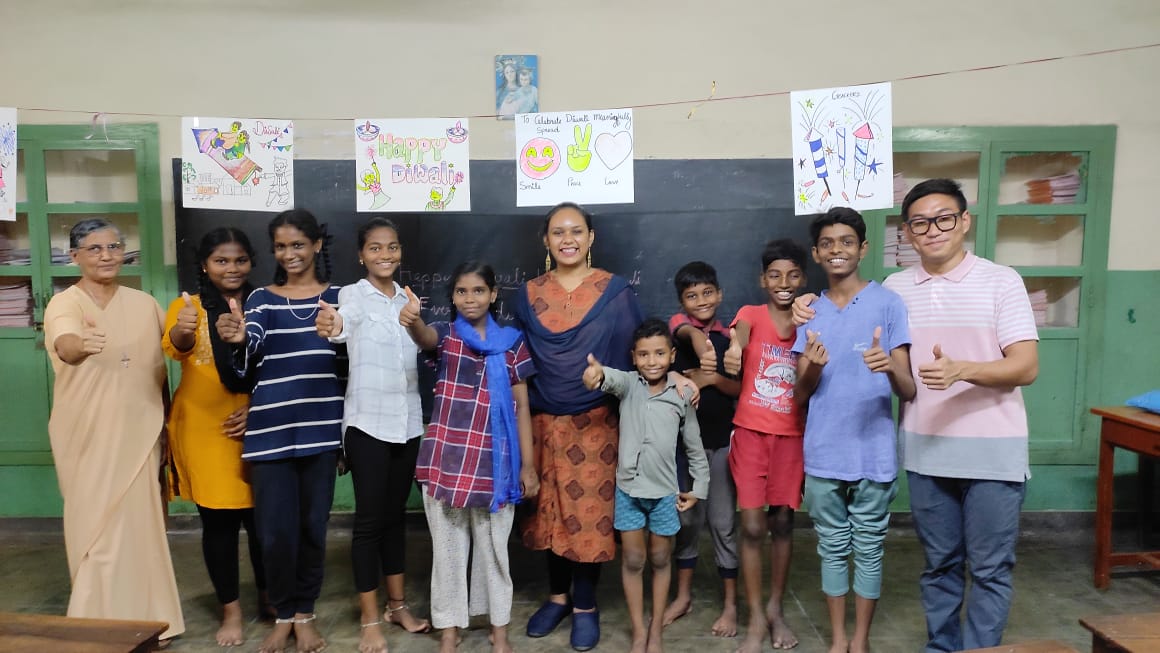 Diwali Celebration in SESC in Kodambakkam on 19/10/2022.