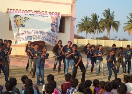 Annual Day Celebration for evening Study Center Children- Dindigul,  Ulagampatti.