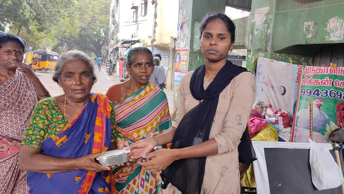 Food distribution-kodambakkam on 8th December