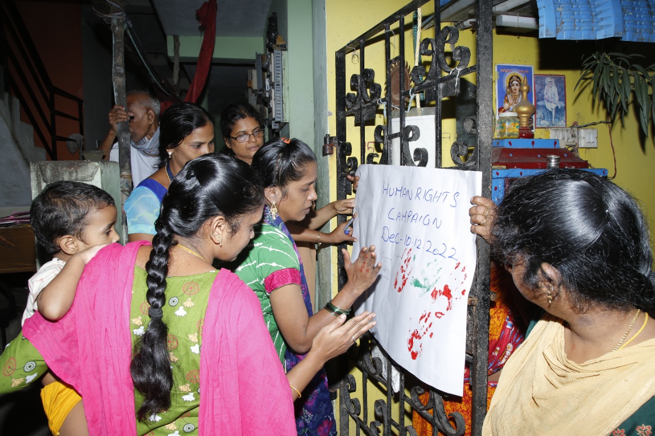 Human Rights day in saidapet for SHG  -10-12-2022 ,Resource Person: Mr.Thenpandian