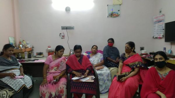 Loyola Internship students had a interaction with Self Help Group Members