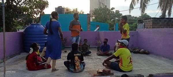 Training for 27th and 28th Ndf meeting, Jothi Nagar Children
