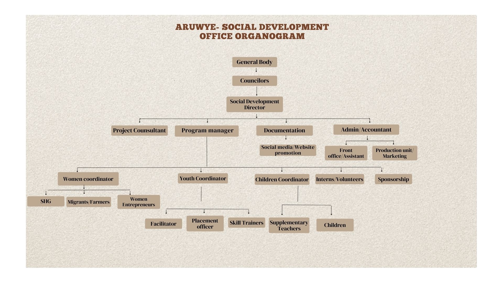 Structure of the Organization