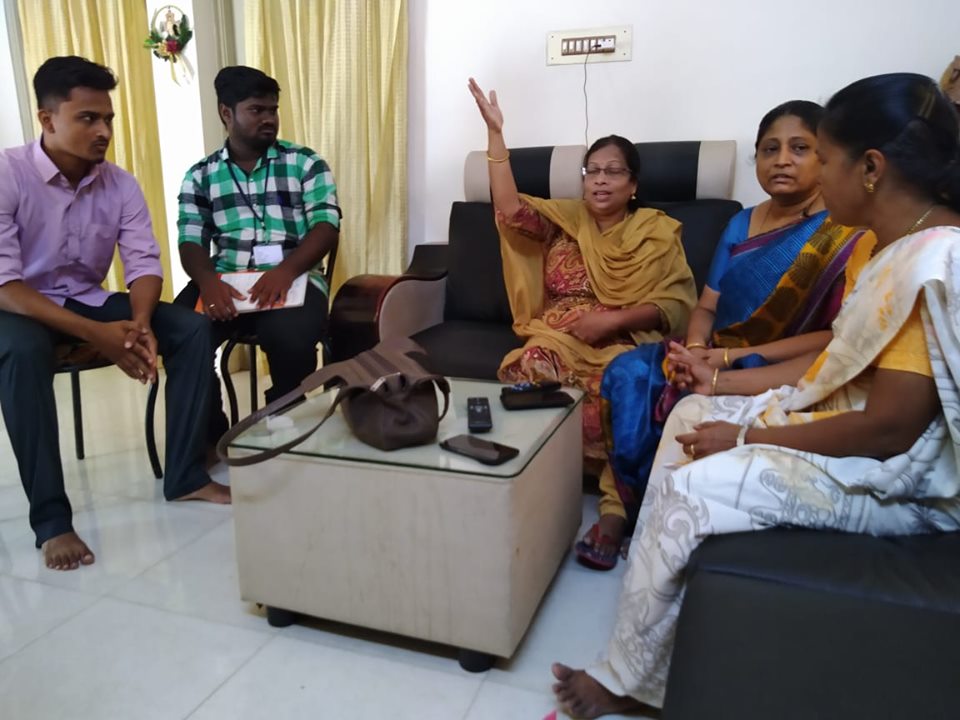 Internship Students along with SHG members visited Labour Welfare officers