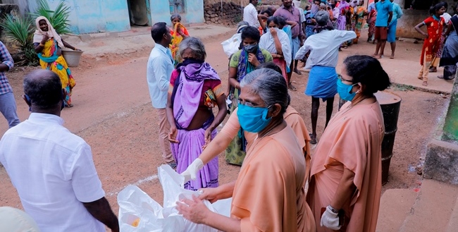 DISTRIBUTION AT THIRUVALLUR DISTRICT