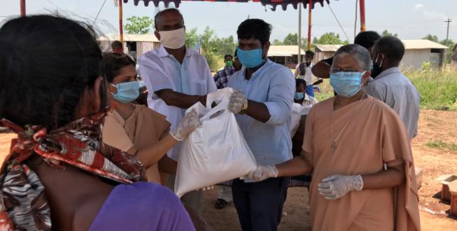 COVID 2019  RELIEF SUPPORT  AT THIRUVALLUR DISTRICT