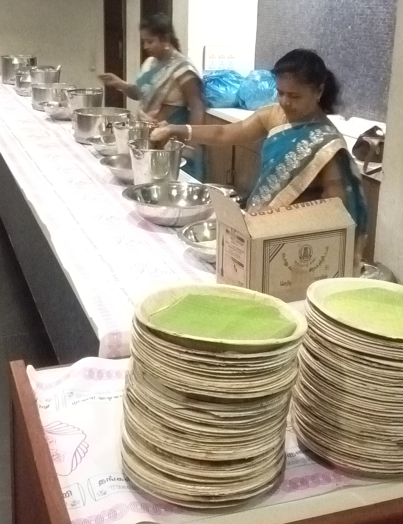 SHG members do catering service in different companies