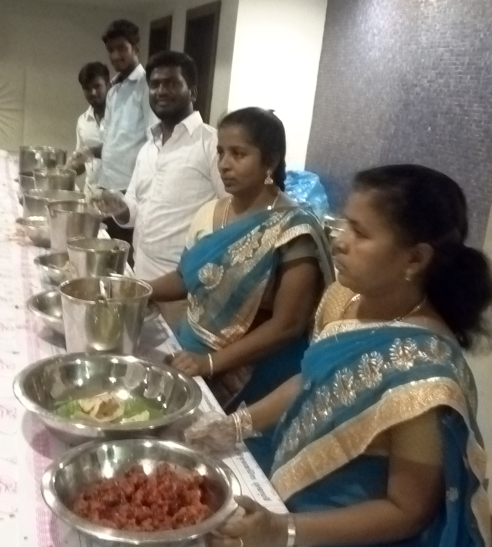 SHG members do catering service in different companies