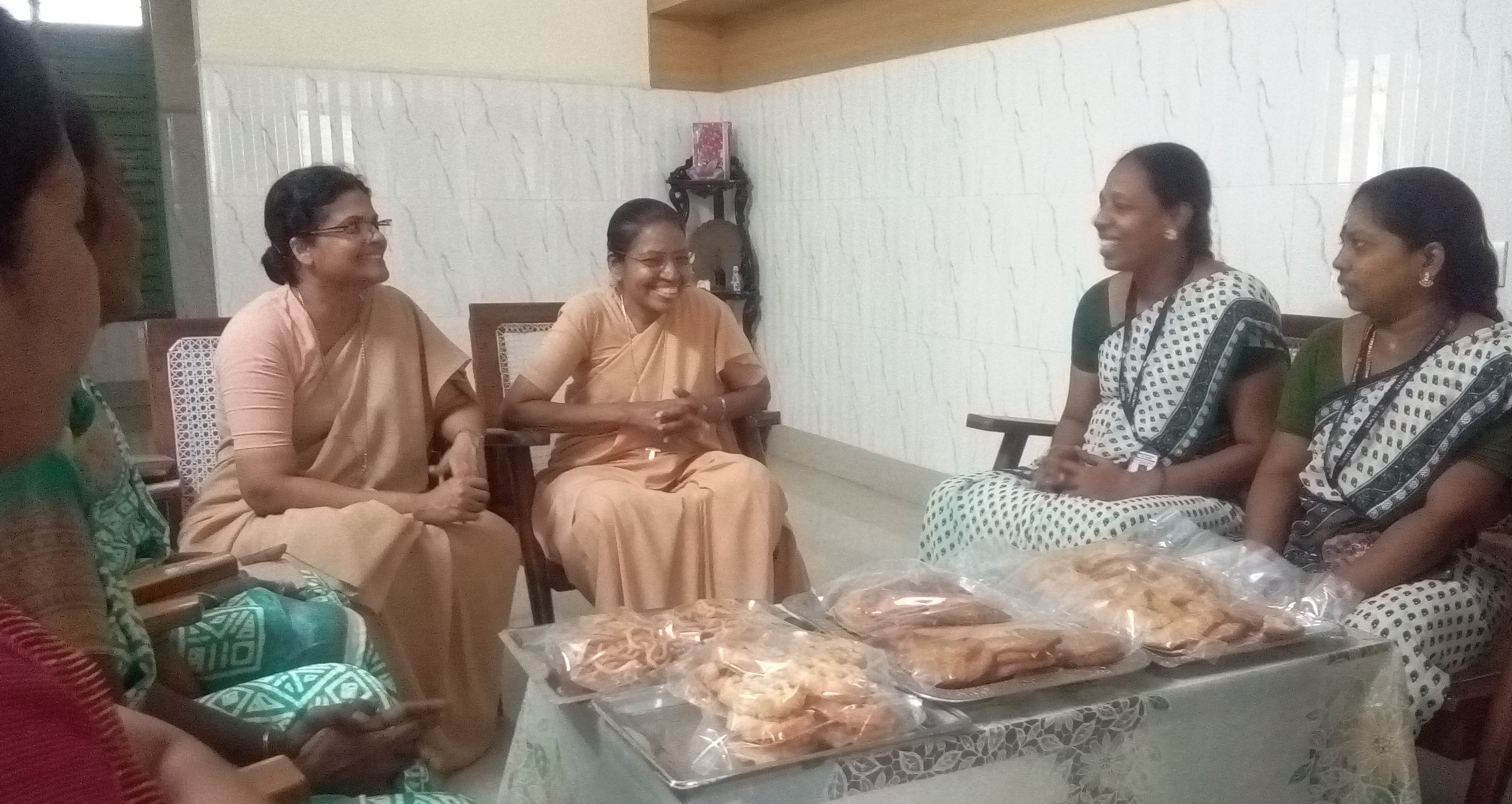 Sr. Dora - Animator, Kodambakkam Community was invited for Christmas Celebration