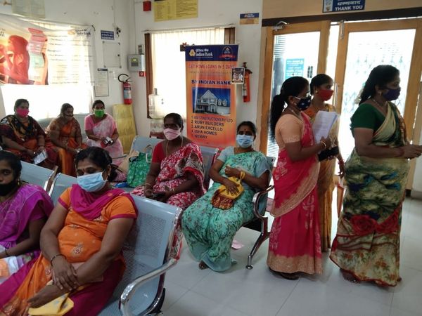 New SHG was enrolled in Bank at Kodamabakkam, Chennai