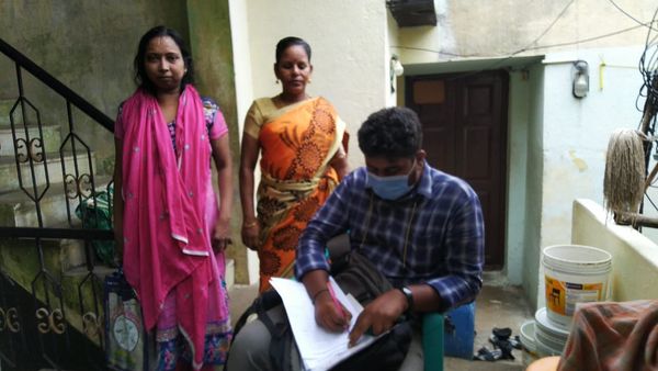 Mr Arun (Nabard  - CSO)visited . Pudhu Polivu SHG