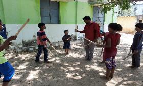 Folk Cluer Training for SESC Children at Katpadi, Vellore