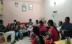 Loyola Internship students had a interaction with Self Help Group Members