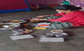 Sindhu Ragam Animator  Mrs. Hemalatha Prepared Snacks and Food and earns per day Rs. 2500/-