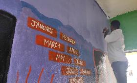 Painting ICDS centre on 13 th May 2023
