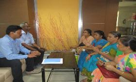 SHG members along with SDC visited SPIC officers to get License for their products 