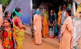 DISTRIBUTION AT THIRUVALLUR DISTRICT