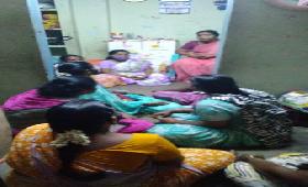 SHG Members along with the Women Coordinator - Independance Day Preparation Meeting