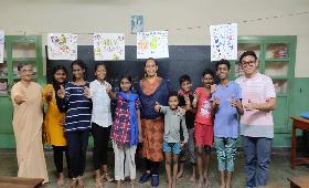 Diwali Celebration in SESC in Kodambakkam on 19/10/2022.