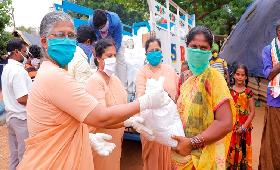 DISTRIBUTION AT THIRUVALLUR DISTRICT