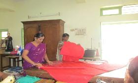 Jute bag Training was given to enhance their Life