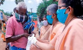 DISTRIBUTION AT THIRUVALLUR DISTRICT