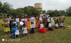 Seed Balls Thrown at Michealpuram