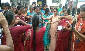 Independence Day celebrated by SHG women at Saidapet