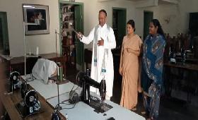 Pooja blessings at Nirmala Technical centre Kodambakkam by Rev. Fr. Xavier Packiam (SDB)