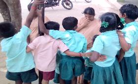Social Development Coordinator interacted with School children in Mosavadi, Thiruvanamalai on 22 - 08 - 2018