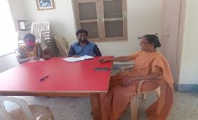 Meeting with SESC Incharge Sister to discuss about Supplementary Evening Study Centre and Children's Parliament.