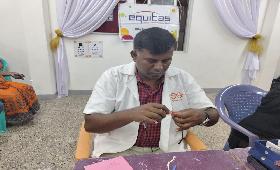 Eye Camp was organised in Trustpuram , Kodambakkam on 14th April