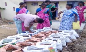 Organic Farming Training was conducted for SHG women of Anmarudai, Thiruvanamalai on 18 - 08 - 2018