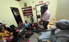 Monitoring Visit to Lakhapuram, Erode on 25th July 2023