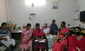 Loyola Internship students had a interaction with Self Help Group Members