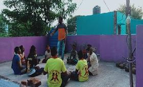 Training for 27th and 28th Ndf meeting, Jothi Nagar Children's Parliament Members