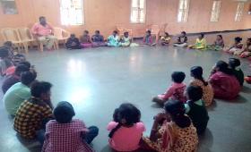 Folk Cluer Training for SESC Children at Kaspapettai, Erode