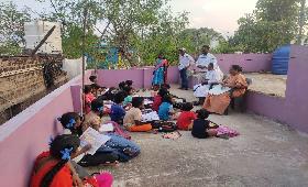 Monitoring visit SESC in Jothi Nagar ,Vellore by Sr.Amala.