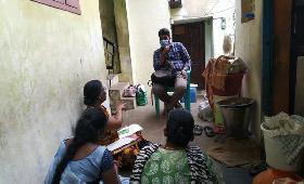 Mr Arun (Nabard  - CSO)visited . Pudhu Polivu SHG