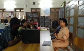 Social Development Coordinator trained internship students (Loyola College & Stella Maris College) on Child Protection Policy and POSCO.