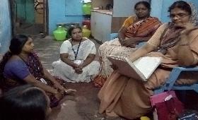 Social Development Coordinator monitoring visit at Trustpuram SHGs 